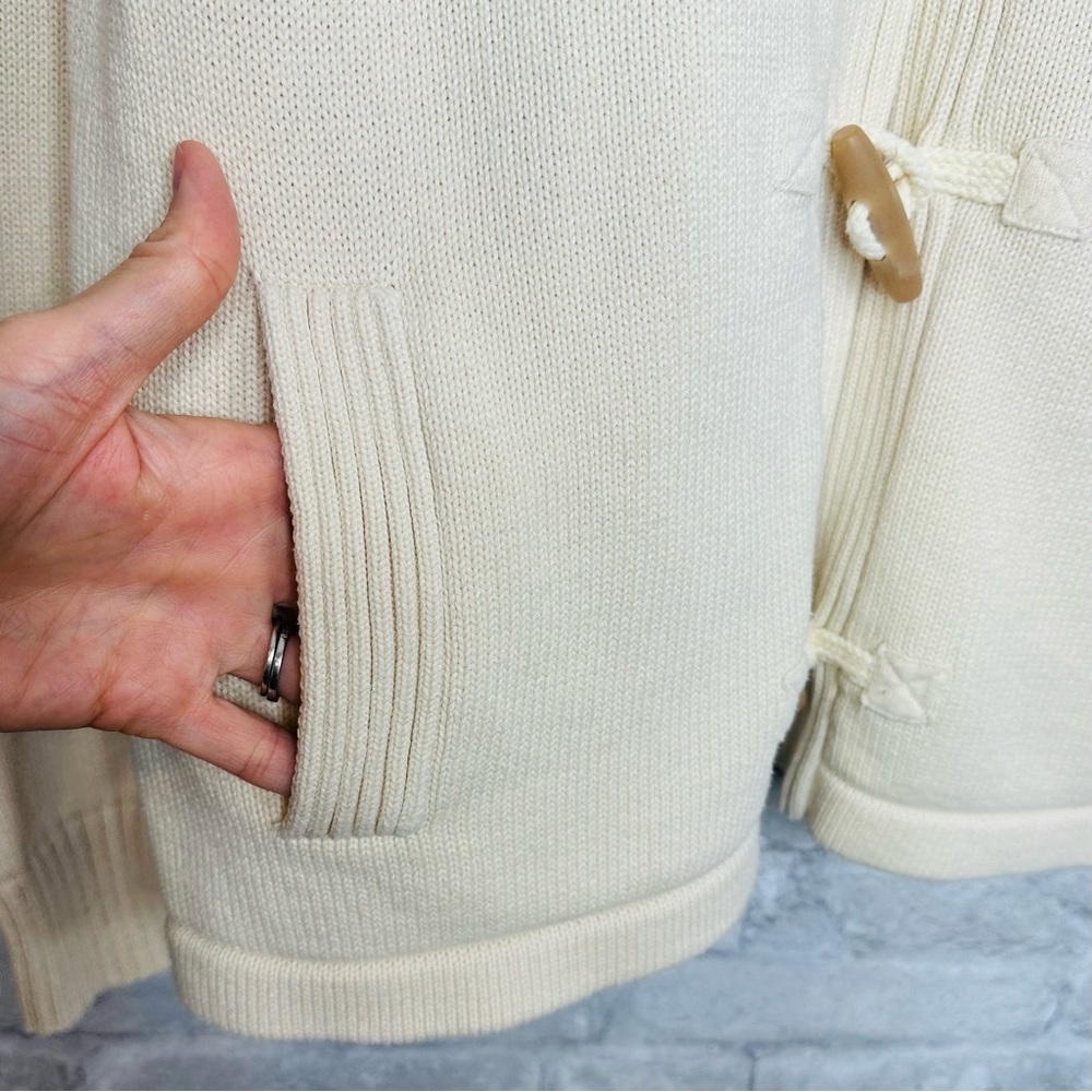 Ll Bean Collared Toggle Button Cardigan Sweater S… - image 6